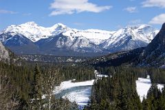 13 Icy Bow River, Mount Inglismaldie, Mount Girouard And Mount Peechee From Banff Springs Hotel Upper Bow Valley Terrace In Winter.jpg